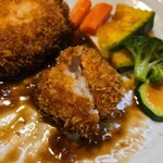 キッチン ブルー グローブ - 更にカット