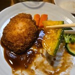 キッチン ブルー グローブ - 甘くて大きな南瓜