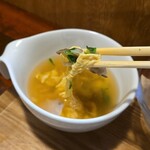 キッチン ブルー グローブ - 今日の茸スープは、いつもと違う味