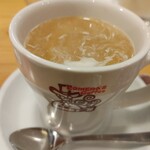 コメダ珈琲店 - クーポン券でコーヒーをサイズアップしました。
