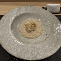 鮨 まるふく - 白子のリゾット風