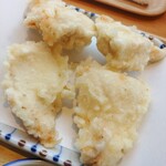 時とまるudon - 揚げたて鶏天