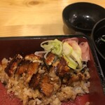 うなぎ吉川 - ひつまぶし準備