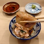 日本橋蛎殻町 すぎた - 皮剥は肝醤油で