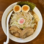 ヤマネコ軒 - 特製豚そば＋ヤサイ増し＋ニンニク