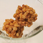 ＴＳＵＫＩＭＩＳＯ - ランチコース 3500円 の雷おこし