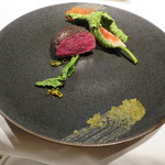 ライラ - 大和鹿のロース、柚子胡椒と無花果と共に2