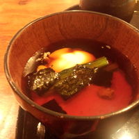 紗羅餐 本店 - そばつゆを入れるとこんな感じになります