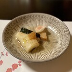 祇園 京料理 花咲 - 鰆 銀杏豆腐 柚庵焼き