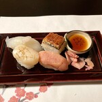 祇園 京料理 花咲 - 海鮮のにぎり寿司