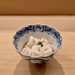 日本橋蛎殻町 すぎた - 鱈の白子ポン酢(追加)