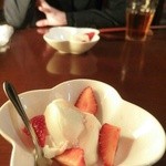 ラズベリー ベレー - いちごのパンタコッタ