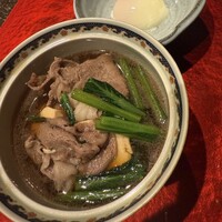黒毛和牛すき焼き肉豆腐(温玉付き）