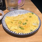 大衆食堂てんぐ大ホール - 青唐辛子とろとろ卵炒め
