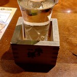 博多もつ鍋 いっとく家 - 福岡の日本酒　いそのさわ筑後屋　ちょい辛です。