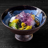 加賀 金時草（酢の物）季節メニュー