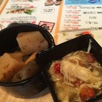 さくら水産 - お通しだけで、１杯飲める