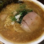 ラーメン ヤスオ - らーめん（細麺） 130g アブラ多め  ショウガ 700円