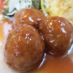 孔明館 - 肉団子甘酢　ズーム