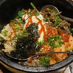 焼肉ホルモン酒場 陽真 - 石焼きビビンバ好きです