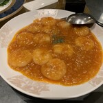 龍天楼 - （ファミリーコース）海老のチリソース