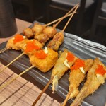 串揚げ料理 団欒 - たこ、マグロ、キス