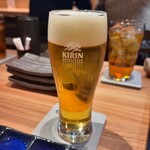 串揚げ料理 団欒 - 生ビール