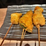 串揚げ料理 団欒 - ピーマン肉詰め