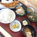 和食処 一歩芽 - 大海老フライ@1300