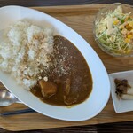 レストラン　さくら - パンチを出すために一味と胡椒と粉チーズをかけました。