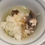 おひつ膳 田んぼ - ブリの玄米茶漬けにしてみました