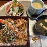 南鴨宮甲羅本店 - 料理写真:蟹天重御膳