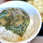 二代目 麺の坊 晴レル屋 - 家系風に海苔とライス