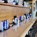 二代目 麺の坊 晴レル屋 - カウンター席