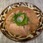 勝手場 - ハマチの胡麻漬け