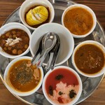 カフェ サザンスタイル - こちらは野菜から「ビーツのココナッツポタージュ」を。