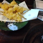 さぶろー - 小城水耕ニンニクの天ぷら