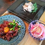 うどん はるかぜ - 三崎まぐろセット