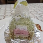 ハンモック - ピスタチオモンブラン　断面