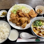 山宗 - 唐揚げ定食　1000円