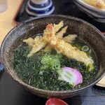 はな明かり - あおさうどん