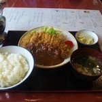 キッチンタカザワ - 豚ロースカツ定食