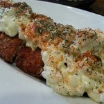 ヘンドリクス カリー バー - 大鯵フライ（タルタルソース多目）