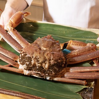 旬魚の9割近くは、金沢から直送。金沢春菊など地野菜も駆使