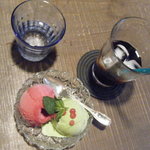 ガーデンベリー - 季節のデザート。ソルベとアイス。