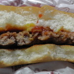 McDonalds - ハンバーガー（断面）