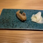 くら竹 - 甘エビ（卵&味噌乗せ）