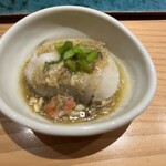 くら竹 - タラのカニソースがけ