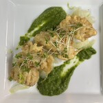 Brasserie Mika - ハモのフリット 青菜のソース