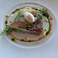 パノラミックレストラン ル・ノルマンディ - これ好きですわ。海の幸がたっぷりで、ハーブソースも美味しい。